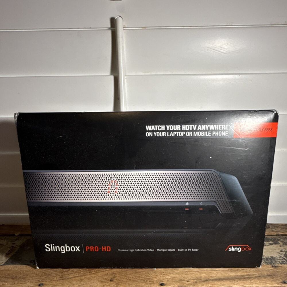 Slingbox PRO-HD Media Streamer HDTV Ethernet USB - No Power Cord UNTESTED